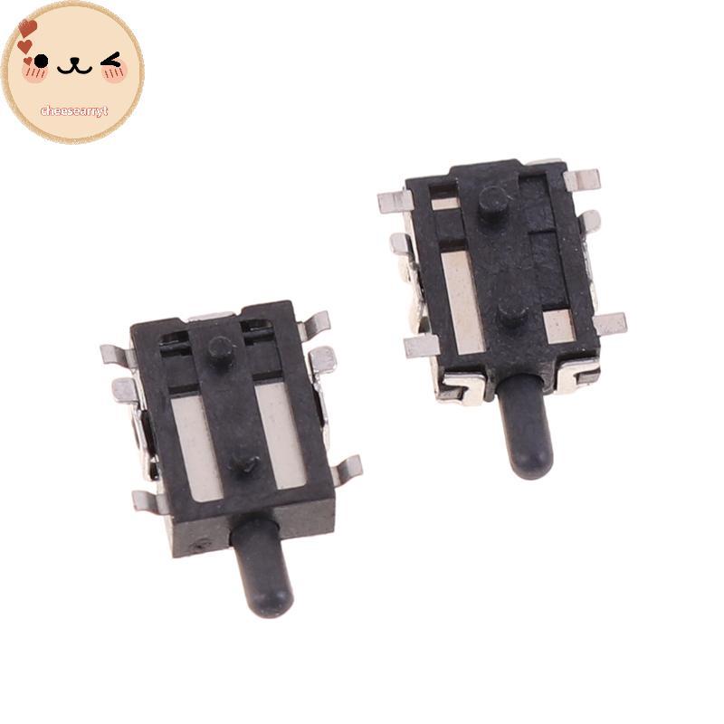 Chee 10 ชิ้น Mini Slide Switch รีเซ็ต Micro Toggle Switch ปกติเปิด/ปกติปิดด้านข้างกด EN