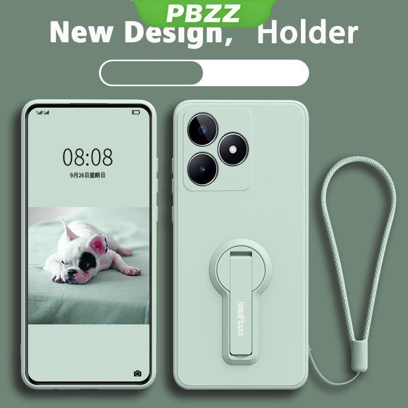 PBZZ FOR เคส เคสสำหรับ realme C53 5G Realm C51 Realm Note 50 5G เคสโทรศัพท์ซิลิโคนนิ่มเคสกันกระแทกเรียบดีไซน์ใหม่ ° 360พร้อมที่จับ YTXZZJ01