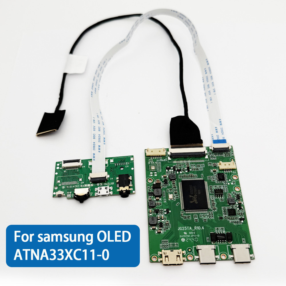 LCD driver board kit สําหรับ samsung OLED หน้าจอ ATNA33XC1-0 ATNA56YX03 Type-C mini HDMI สัญญาณอินพุ
