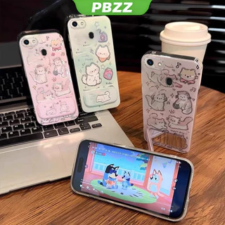 PBZZ FOR เคส เคสสําหรับ OPPO F5 OPPO F7 เคสโทรศัพท์ Softcase ซิลิโคนป้องกันกันกระแทก Clear Cover ดีไซน์ใหม่ความงาม CARTOON CAT พร้อมที่วาง TYMYZJ01