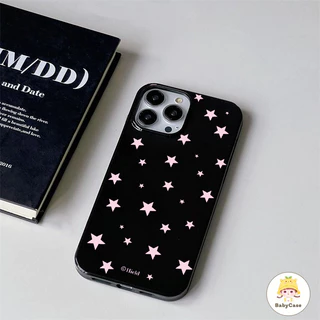 เคสไอโฟน 16 17 สำหรับ iPhone 11 13 15 12 14 Pro Max 7 16 14 15 8 Plus X XR XS Max 15 Pro เคสผิวมันลายจุดน่ารักเรียบง่าย