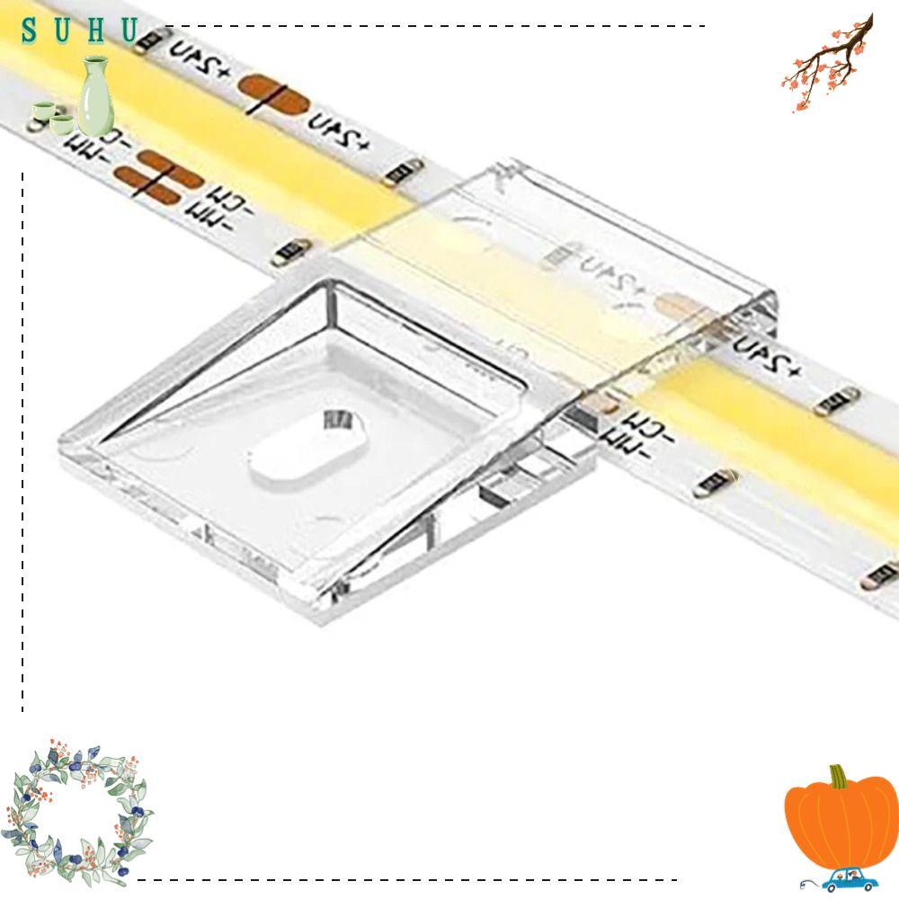 SUHU คลิปพร้อมสกรู, WS2812B WS2811 สายไฟหัวเข็มขัด 10 มม.PCB LED Light Strip คลิป, FCOB COB SK6812 R