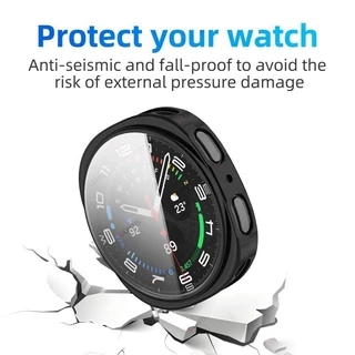 Soft TPU สําหรับ Samsung Galaxy Watch 9/8 40 มม.44 มม.All-Around Screen Protector สําหรับ Galaxy Watch 8 คลาสสิก 46 มม.