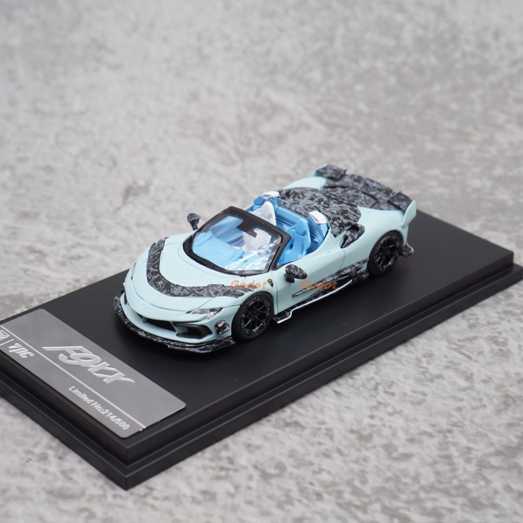 [คลังสินค้าพร้อม] DCM 1: 64 Ferrari sf90 F9XX MANSORY เครื่องประดับคอลเลกชันรถยนต์โมเดลโลหะผสม