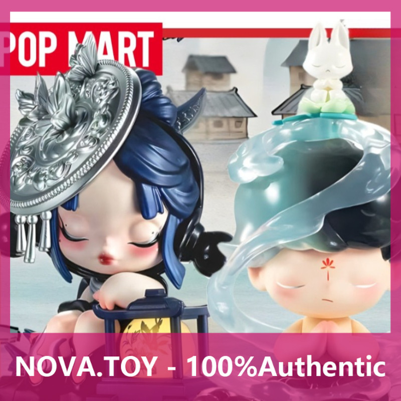 [ความลับ] POPMART POPMART Warriors Town 14th Anniversary Series Figure Mystery Box Decorative