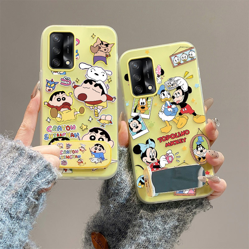 เคส OPPO a74 4G เคส OPPO a95 4G เคส mirror bracket เคสโทรศัพท์
