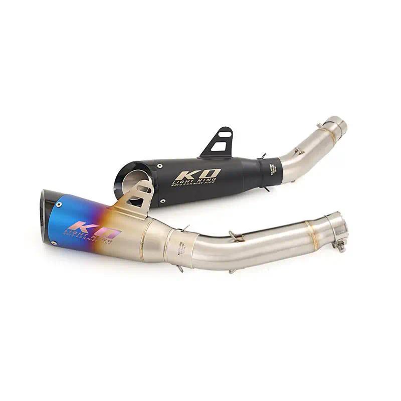 สำหรับ Honda CBR300R CB300F 2020-2025 CB300R CB250R รถจักรยานยนต์ท่อไอเสียกลางลิงค์ท่อสแตนเลสหนี 51m
