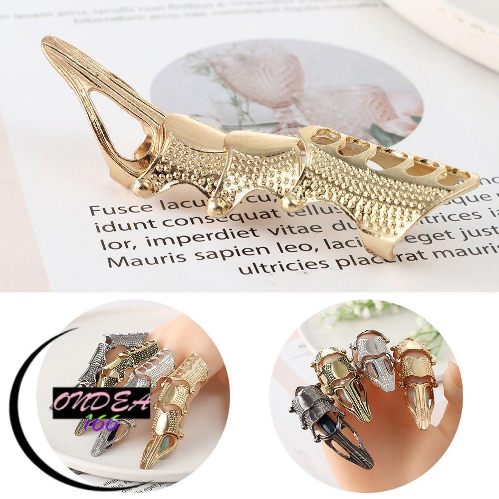 ONDEAL66 Finger Claw Ring Knuckle Halloween Joint Armor