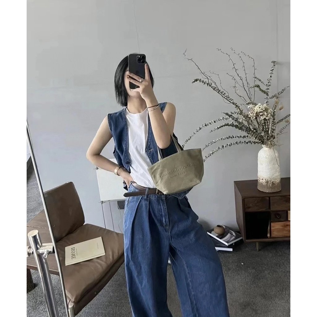 กระเป๋า tote Alexander Wang หนังแท้ พกพาสะดวก สำหรับผู้หญิง ขนาดใหญ่มาก