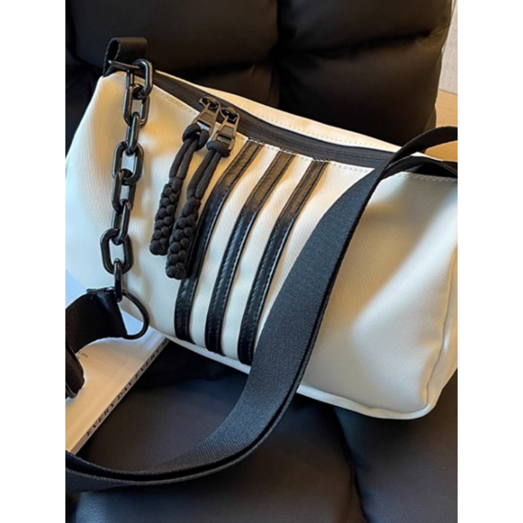 กระเป๋าข้าง กระเป๋า age free กระเป๋าผ้าแคนวาสความจุสูงของแท้สำหรับผู้หญิงกระเป๋าสะพายไหล่สะพายข้างแบ