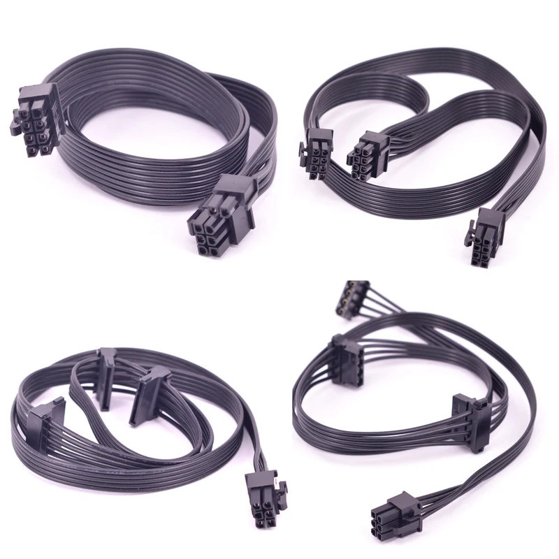 PCIe 6Pin 1 ถึง 3 IDE SATA สาย GPU 8Pin ถึง 2 พอร์ต 6+2pin สําหรับ CORSAIR CS Series CS450M CS550M C