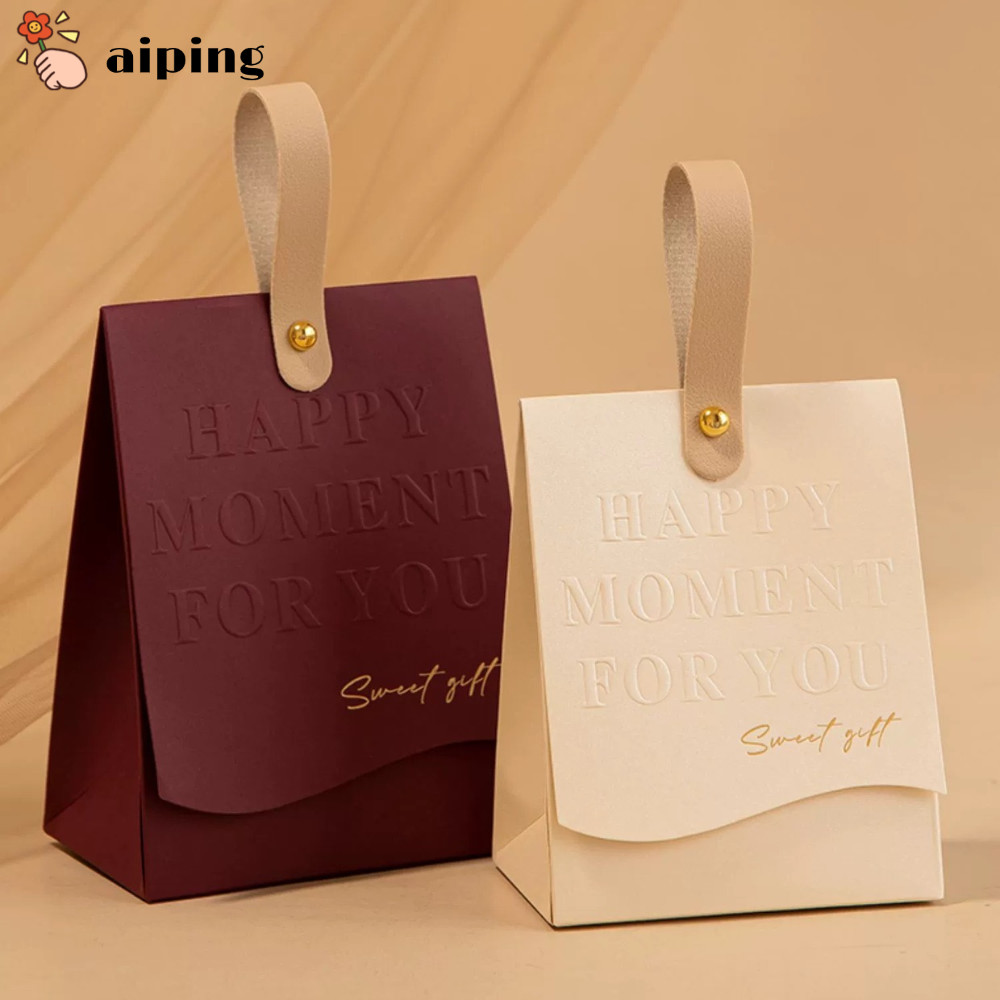 ไอปิง 5ชิ้นกล่องขนมแต่งงาน,สร้างสรรค์สไตล์ยุโรปแต่งงานโปรดปรานกล่อง,ห่อด้วยหนังจับตกแต่งโต๊ะของขวัญกล่องบรรจุสําหรับเจ้าสาวอาบน้ําเด็ก