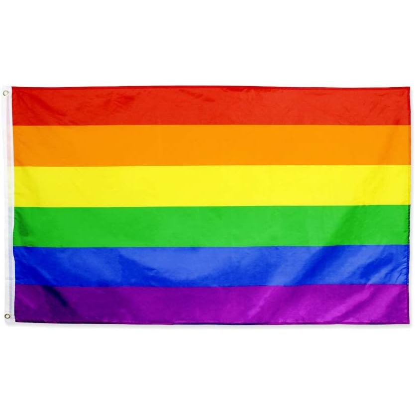 Flaglink Gay Pride Flag 3x5Fts - แบนเนอร์ธงสีรุ้ง