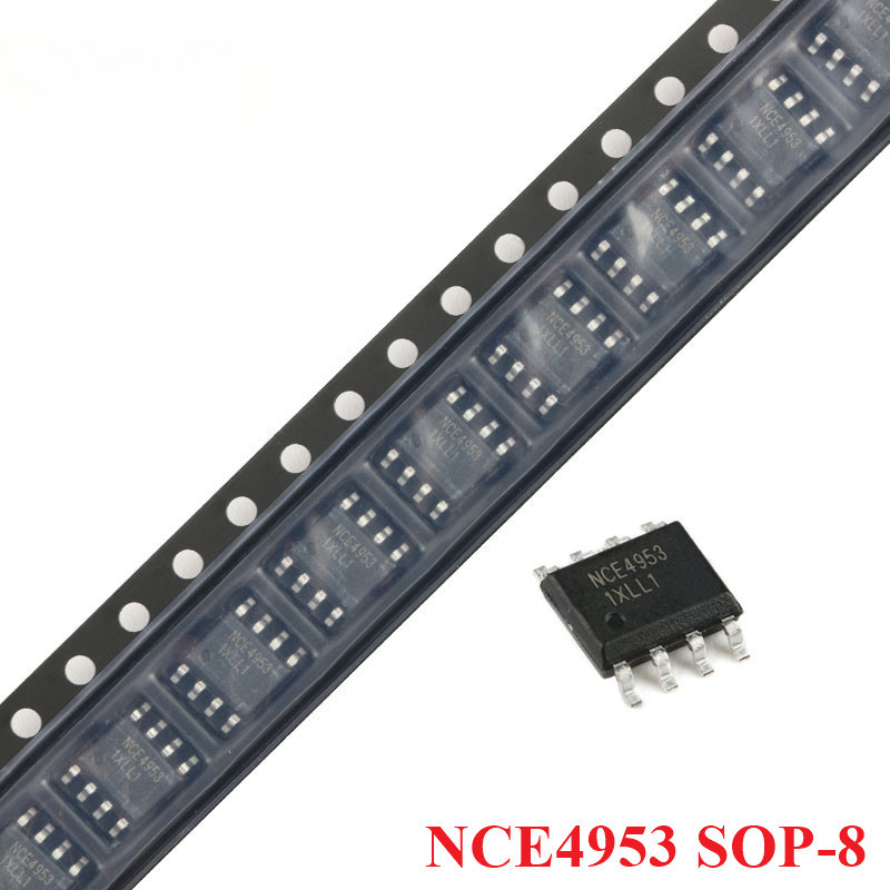 10 ชิ้น/ล็อต NCE4953 SOP-8 NCE 4953 SOP8 30 V/5.1A Dual P-channel MOS Field-effect ทรานซิสเตอร์ชิป IC ใหม่เดิม