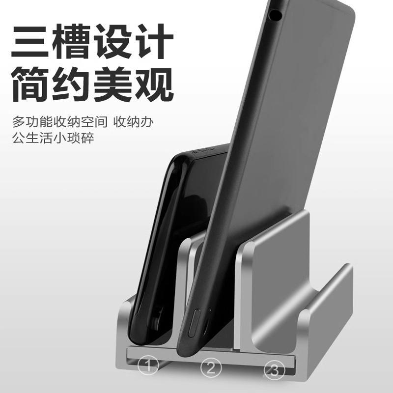 Notebook Upright Stand Storage Rack Upright Support Rack ฐานอลูมิเนียม Upright Desktop เหมาะสําหรับ 