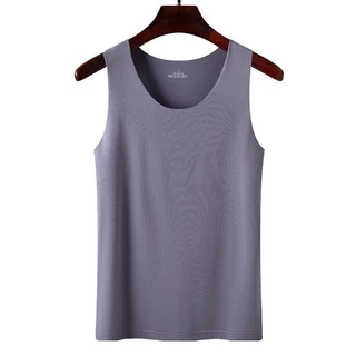 เสื้อกล้าม ผ้าไหม ระบายอากาศ สีพื้น สําหรับผู้หญิง