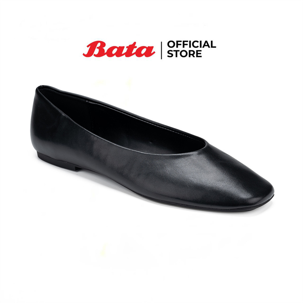 Bata บาจา รองเท้าคัทชู แบบสวม ส้นแบน สำหรับผู้หญิง รุ่น LONDON สีดำ 5316308 สีเบจ 5318308
