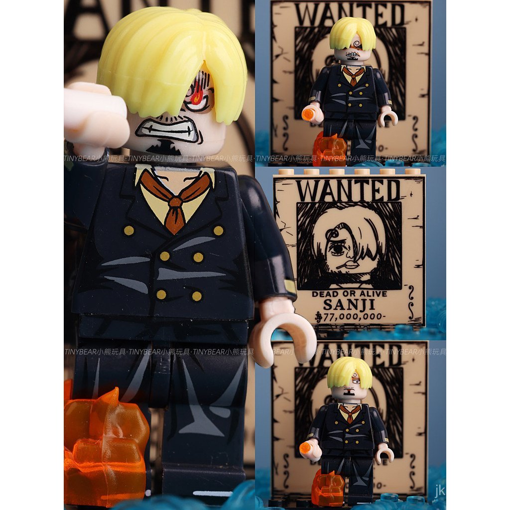 Zhifeng One Piece การผลิตในประเทศ Devils Foot Toy Man ประกอบบล็อกตัวต่อญี่ปุ่น One Piece Third Party