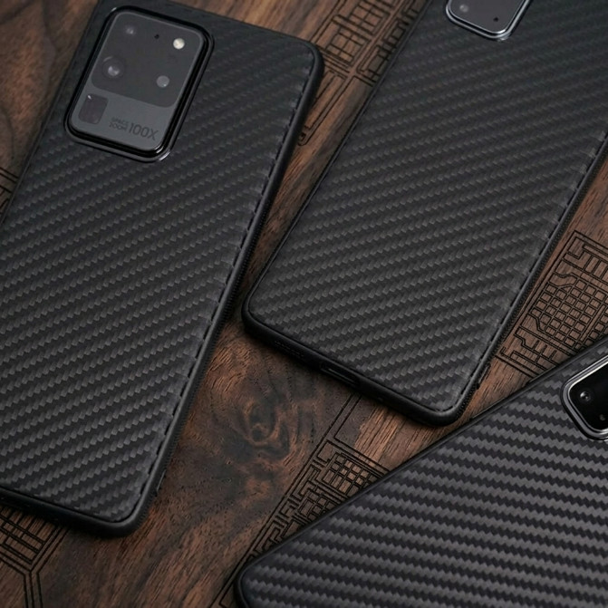 SAMSUNG เคสซิลิโคนคาร์บอนไฟเบอร์สําหรับSamsung Galaxy S26Ultra S25 S24 S10 S9 S8 Plusหมายเหตุ 20 Ultra 10 9 8 Drop Protection Soft Matte Cover S20 Fe S21 S21+ S21 Ultra