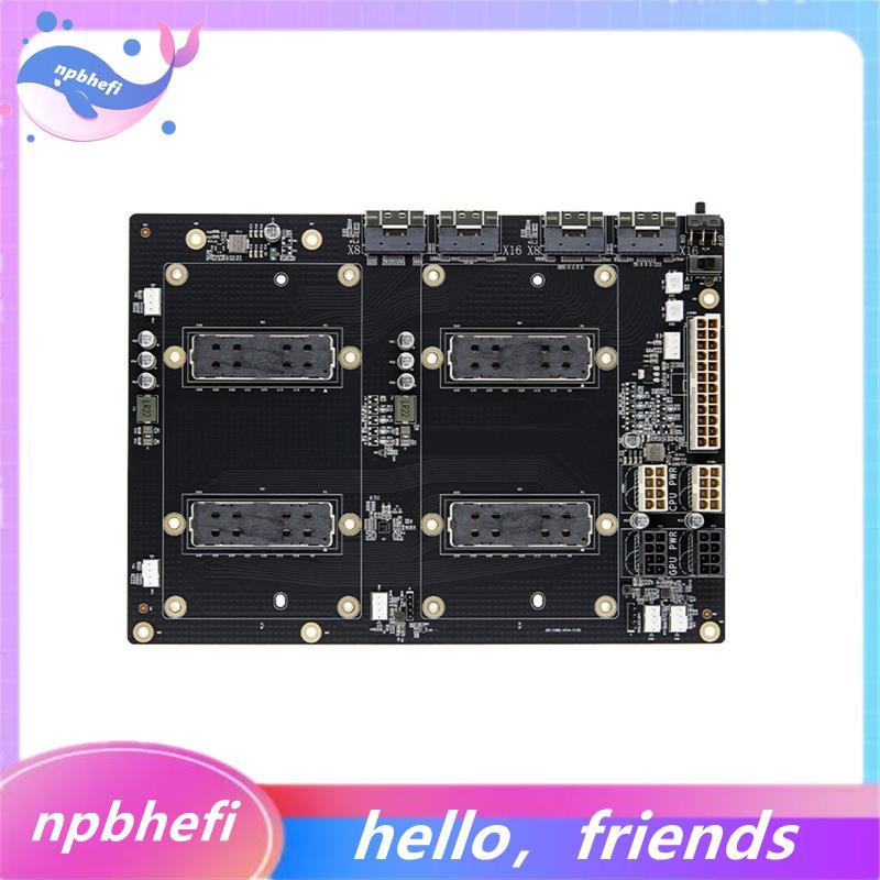 SXM2 300G Dual-Channel Pass-Through Baseboard กราฟิกการ์ดรวม Nvlink Lite SXM2 อะแดปเตอร์สําหรับ V100