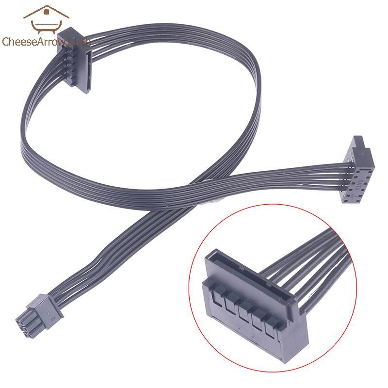CHE Mini 6 Pin to 2 SATA Hard Drive Cable SSD Power Supply Cable Optical Drive สายไฟสําหรับ Dell เมนบอร์ดอินเทอร์เฟซ TH