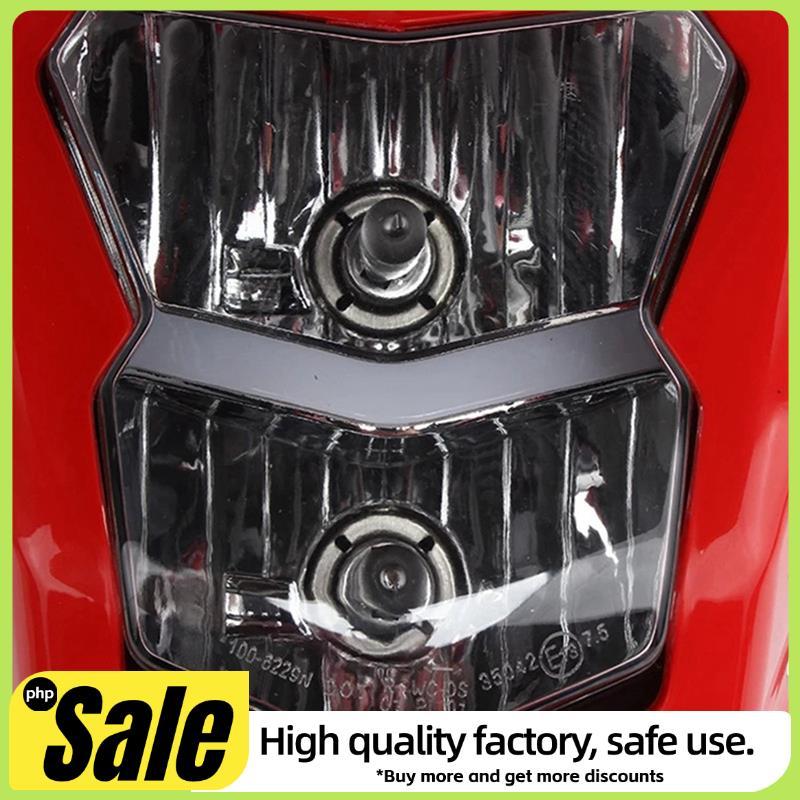Off-Road Ghost Face Mask ฝาครอบไฟหน้ารถจักรยานยนต์ฮาโลเจนสําหรับ CRF450L CRF450XR CRF 450L 450XR 450