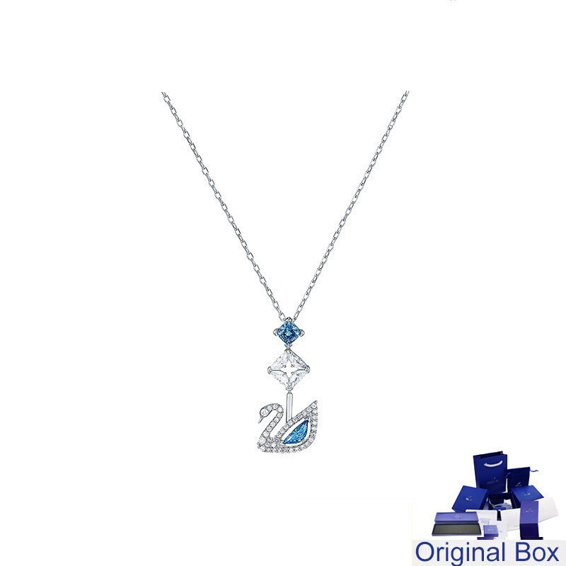 84 SWAN เครื่องประดับ DAZZLING SWAN สร้อยคอสุภาพสตรีสร้อยคอ Niche สร้อยคอแฟนสร้อยคอ SWAN เครื่องประด