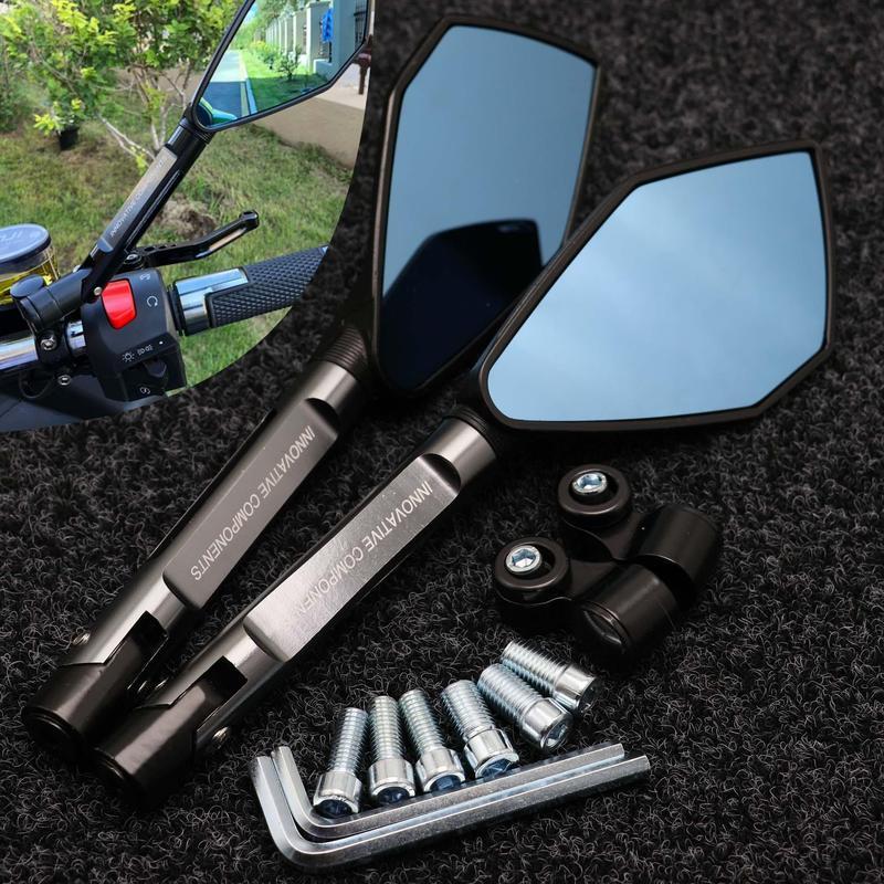 รถจักรยานยนต์ดัดแปลงกระจกมองหลังแบตเตอรี่รถสกู๊ตเตอร์ Street รถ Fuxi MSX125 Huanglong Reflector j