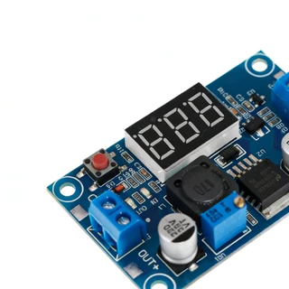 IREMAXMALL LM2596 DC-DC Adjustable Buck Converter step down ตัวควบคุมแรงดันไฟฟ้า แบบปรับได้ พร้อมโวลต์มิเตอร์ LED