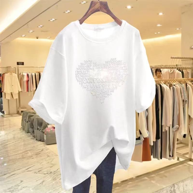 เสื้อยืดแขนสั้นสำหรับฤดูร้อน สวมใส่ง่ายและสบาย สําหรับผู้หญิง