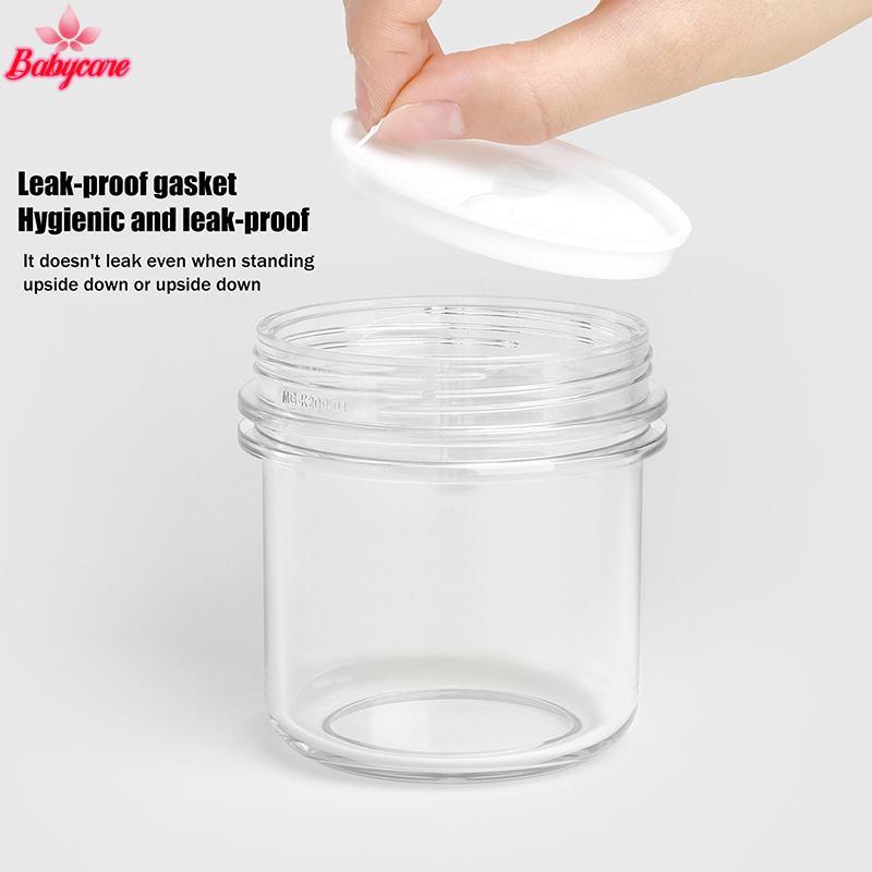 <BYCE-t> 1pcs 100/150/200/300ml พลาสติกที่ว่างเปล่าโปร่งใสขวดปากกว้างพร้อมฝาปิดเครื่องสําอางแต่งหน้า