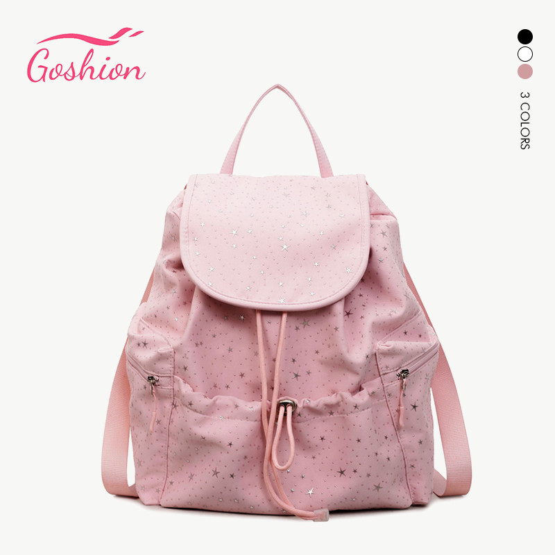 Goshion ดาวระยิบระยับ กระเป๋าเป้สะพายหลัง เปิดปิดด้วยเชือก ดีไซน์คุณภาพสูง