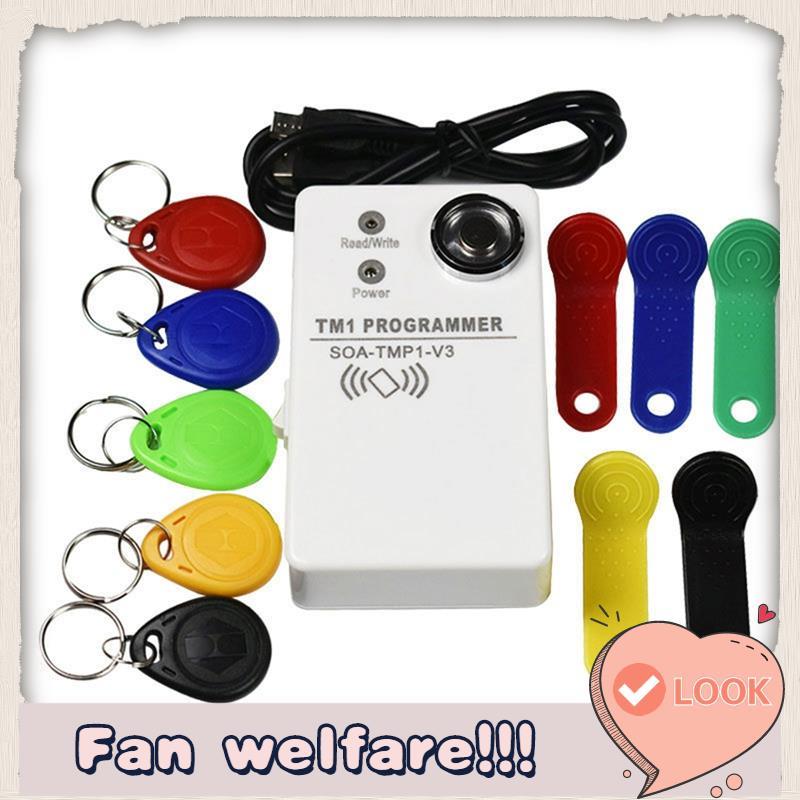 Ibutton -1990A TM1 RFID เครื่องถ่ายเอกสาร Duplicator มือถือ RW1990 TM1990 TM1990B 125Khz EM4305 T557