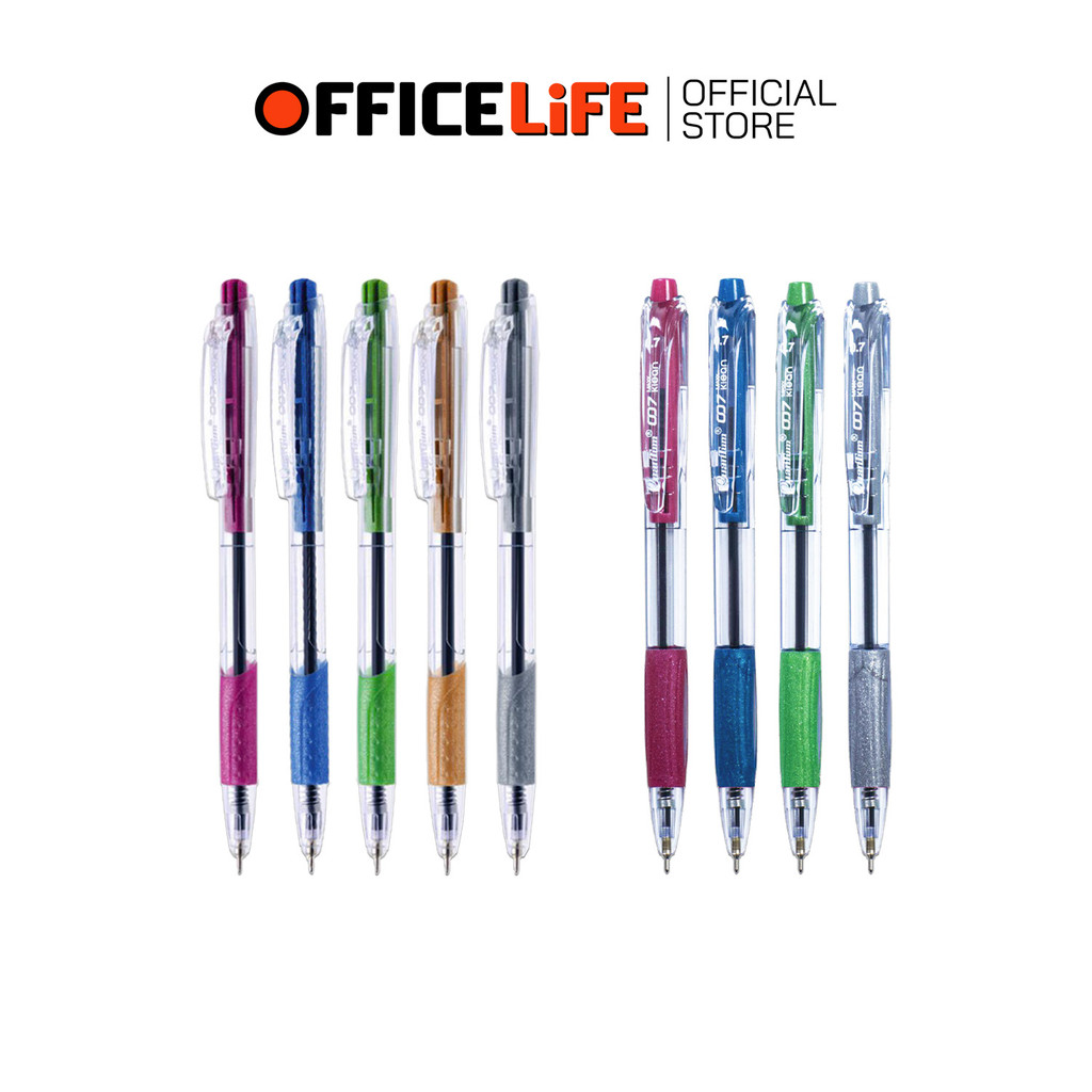 Quantum (ควอนตัม) ปากกาลูกลื่น ควอนตัม ขนาด 0.7 มม. รุ่น 007 Maxx / 007 Maxx Klean หมึกน้ำเงิน ( 1 ด