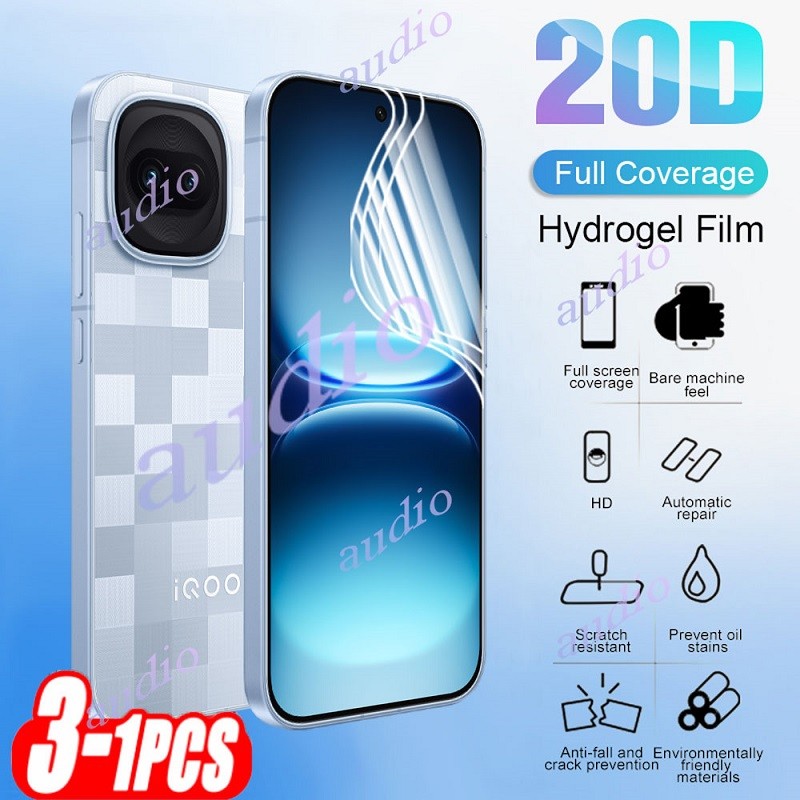 IQOO 15R 5G 3 ชิ้น 20D Full Coverage Hydrogel ฟิล์มสําหรับ vivo iQOO 15R 15 R iQOO15R 5G 2026 ป้องกั