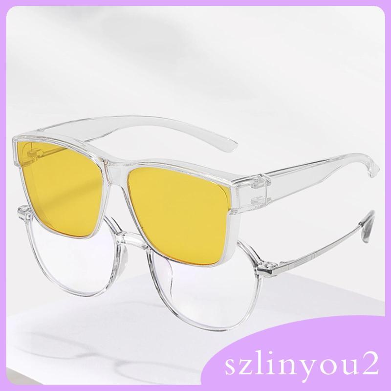[szlinyou2] แว่นกันแดด 2xSquare สําหรับผู้หญิงกลางแจ้งป้องกันดวงตาขับรถเฉดสีสําหรับการขี่จักรยาน