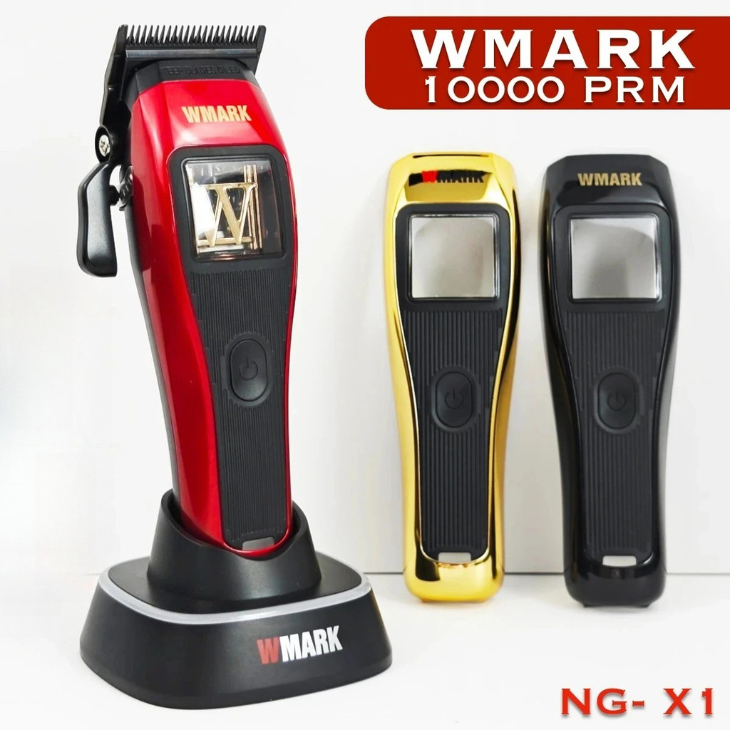WMARK NG-X1 Professional Mens Hair Clipper High Power 10000RPM Magnetic Vector Motor เครื่องตัดผมตัด