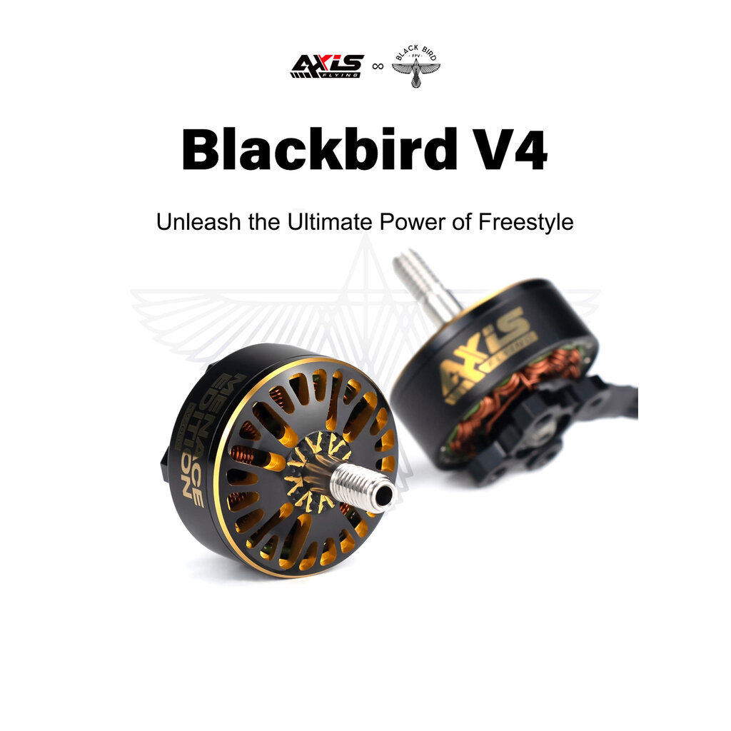 Axisflying co-brand with BlackBird v4 2307 5inch brushless top quality fpv freestyle Sbang motor อุป