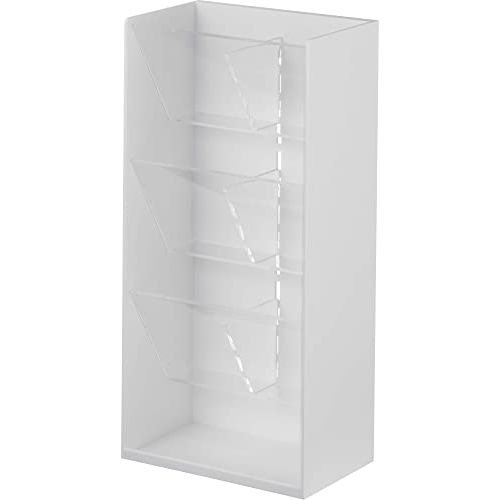 【Direct from japan】Yamazaki Jitsugyo 5603 Cosmetic 3D Storage Case 4 Tiers White Approx. W12 x D7.7 