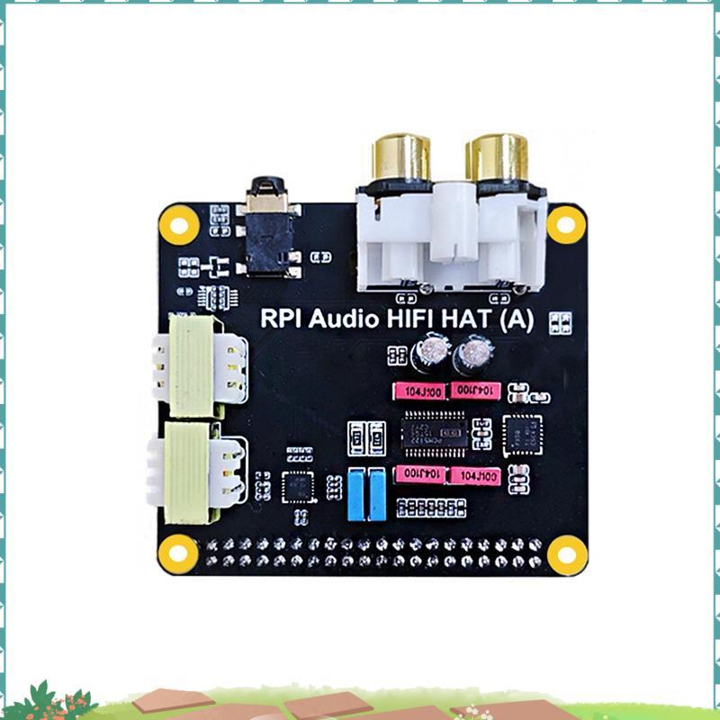 Uejfrdkuwg สําหรับ Raspberry Pi5 HIFI Audio HAT PCM5122 I2S การ์ดเสียงสําหรับ 5, Pi 4, Pi 3, และ Zer