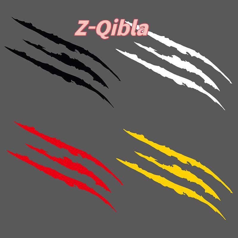 [Z-Qibla-t] ไฟหน้ารถส่วนบุคคล Stiers Monster Claw Scratch Stripe Marks ไฟหน้ารูปลอกรถ Stiers Auto Ac