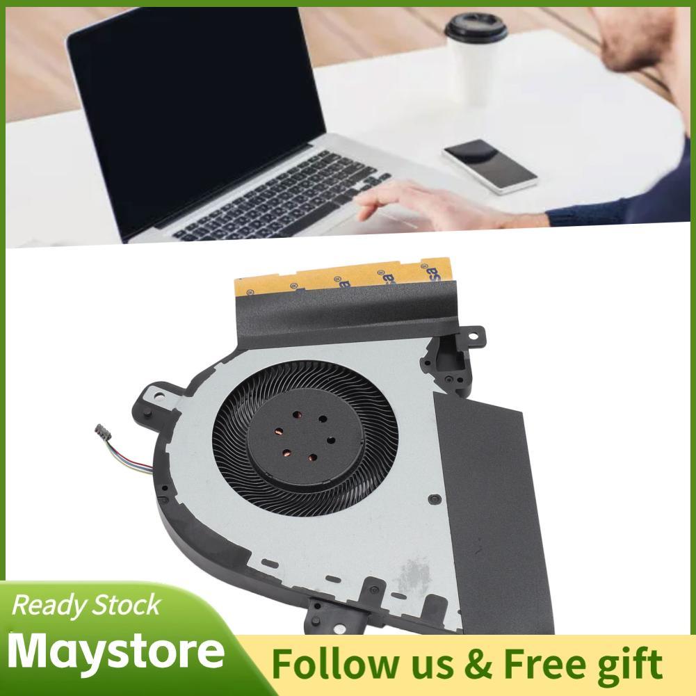 Maystoree Maystoree CPU GPU พัดลมระบายความร้อนแล็ปท็อปคูลเลอร์พร้อมขั้วต่อสายไฟ 4 พินที่ได้รับการปรั