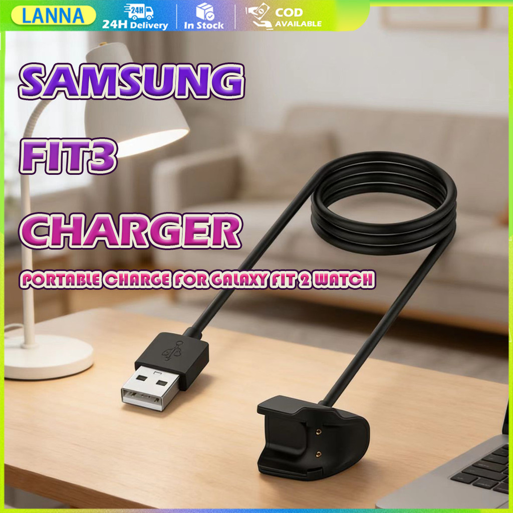 ร้านอยู่ที่ไทย อะแดปเตอร์สายชาร์จ galaxy fit2 R220 ยาว100CM สายชาร์จช่องต่อโพรบ usb charger galaxy f