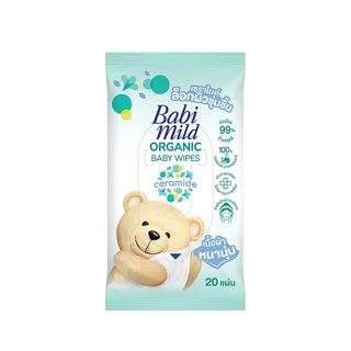 Babimild เบบี้มายด์ เบบี้ไวพส์ ออร์แกนิก 20 แผ่น