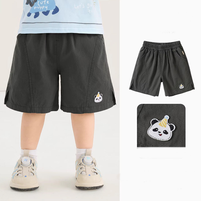 [73-120] เด็กชายกางเกงขาสั้นทอสบายๆเสื้อผ้าฤดูร้อนเด็กรูปแบบใหม่เสื้อผ้าฤดูร้อนเด็กสาวกางเกงบาง ย10685 - รูปที่ 3