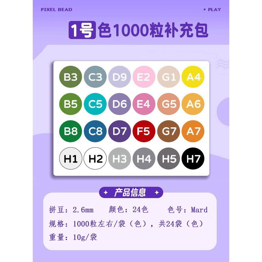 [CHEN]ลูกปัดรีด 221 สี วัสดุ PE ปลอดภัยไร้สารพิษ ได้มาตรฐาน ลูกปัด3D ไส้เติมสี แยกถุง เหมาะสำหรับเด็ก งานประดิษฐ์ ราคา ถูกที่สุด ดีลบีเคเค แกลเลอรีภาพที่ 7