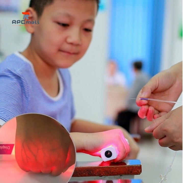 RPCmall ไฟแสดงผลแบบใช้มือถือการถ่ายภาพอินฟราเรดหลอดเลือด IV Vein Viewer Vein Finder