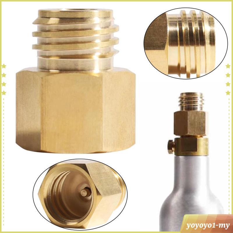 [Acituna] CO2 อะแดปเตอร์ด่วน TR21-4 ถึง TR21-3 วาล์วเครื่องประกายไฟโซดาทดแทน