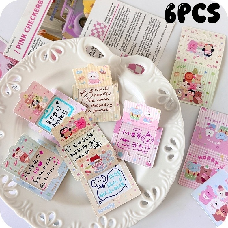 6 ชิ้น/แพ็ครางวัลนักเรียนการ์ดรอยขีดข่วน DIY กิจกรรมครอบครัว Lucky Lottery นําเสนอ