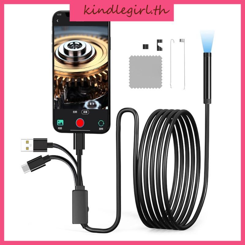 KING Type C 8Pin USB Endoscope Borescope กล้องตรวจสอบงูสําหรับโทรศัพท์